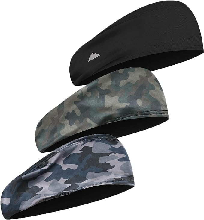 Tough Headwear Sport Headbands for Men - Workout Headbands for Women - Running Headband -Tennis Athletic Sweatband