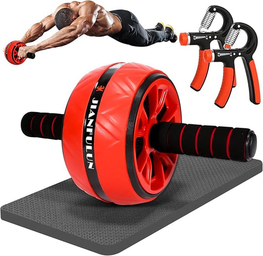 Ab Roller Wheel, Ab Roller for Abs Workout, Ab Roller Wheel Exercise Equipment for Core Workout, Ab Wheel Roller for Home Gym, Ab Workout Equipment for Abdominal Exercise