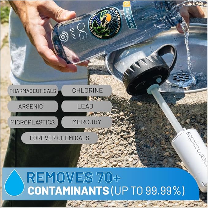 Epic EveryTap Bottle Filter - 1-Pack, 75 Gallon Total Filter Life, 3-4 Month Supply, Compatible with All Epic Water Bottles