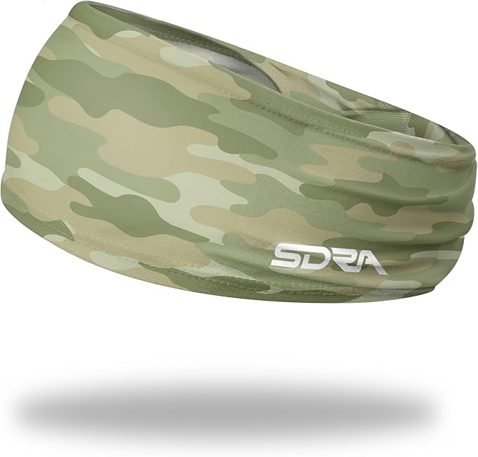 Suddora Camouflage Headbands - Camo Headbands for Workout, Costume, Sports, Games