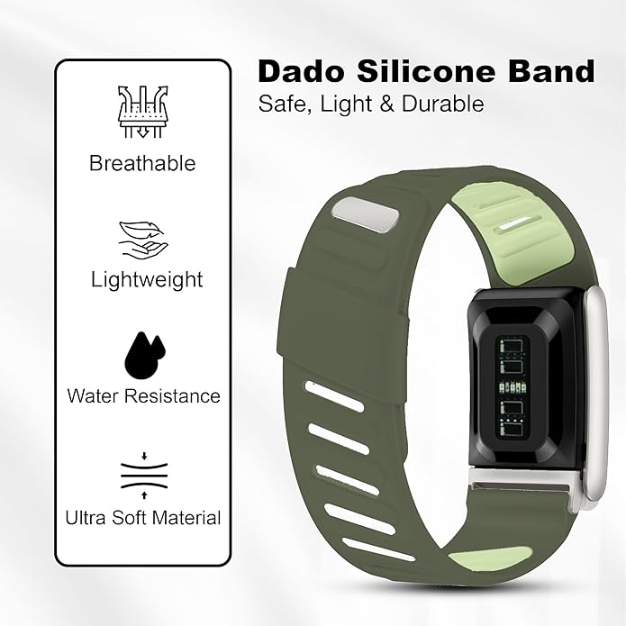 Silicone Sport Replacement Band Compatible with WHOOP 5.0, One, Peak, and Life Fitness Tracker – Breathable, Durable & Comfortable | Not for Whoop Gen 4