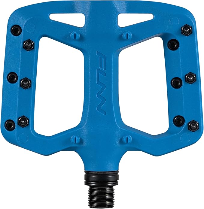 Funn Taipan S Glass Fiber Reinforced Thermoplastic Bike Pedals with 9/16-inch CrMo Axles for MTB/BMX/Urban/Gravel Riding, Suitable for Youth, Kids and Young Riders