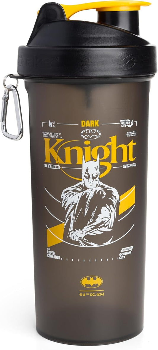 Smartshake Protein Shaker Bottle for Protein Mixes - 33 oz | Shaker Cups for Protein Shakes | Blender Bottle Shaker | Protein Shaker Bottle| BPA Free Shaker | Batman