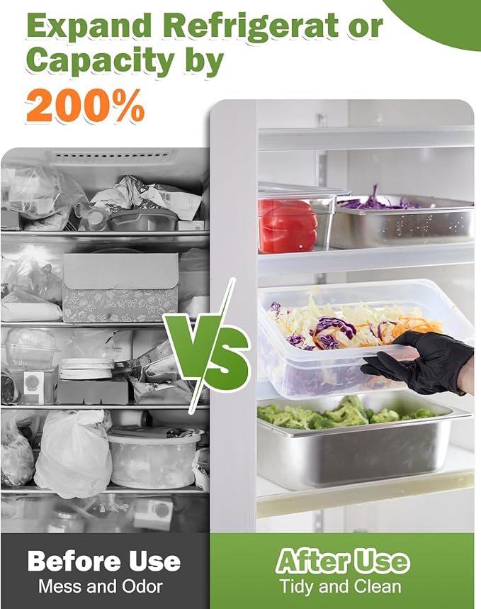 1/9 Size&6 Inch Translucent NSF Food Pan: 9 PCS[Total Seal] [Hot&Cold Resistant] Food Storage Containers with Lids, Topping Salad Bar Container (BPA-FREE)