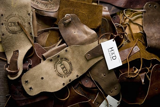 Hide & Drink, Set of 2 Lifting Wrist Straps, Bodybuilding, Sports, Gym, Fitness, Accessories, Strenght Training, Full Grain Leather, Handmade