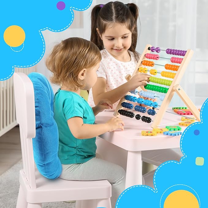 Fumete 8 Pcs 16 Inch Round Floor Cushions for Kids and Toddlers, Flexible Seating Classroom Furniture Floor Pillow for Home, Daycare, Preschool, Yoga and Meditation (Ice Blue)