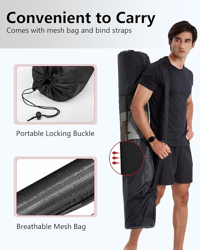 Large Yoga Mat 78"x 51" 20mm/15mm/10mm Thick Workout Mats for Home Gym, Extra Wide Workout for Women Men Gym Flooring Exercises