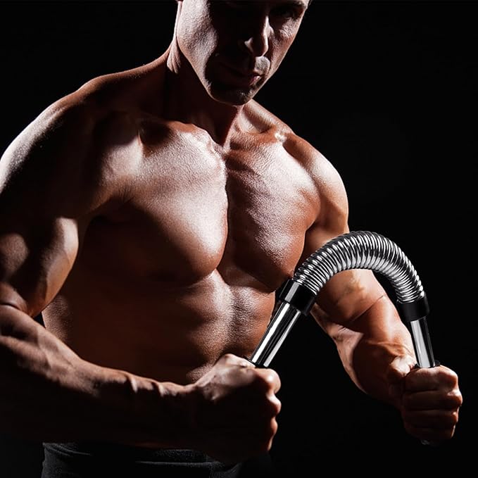 INNOLIFE Power Twister Bar, Upper Body Exercise Equipment for Chest Workout, Shoulder, Forearm, Bicep and Arm Strengthening Workout Equipment