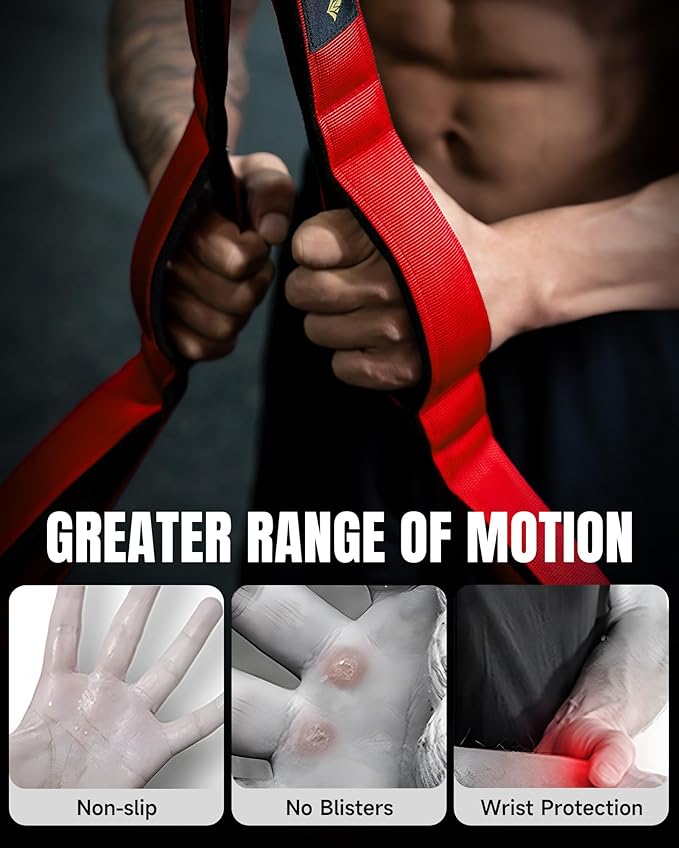 MANUEKLEAR Tricep Rope Cable Attachment Handles, Greater Range of Motion, Tricep Pull Down Rope for Push Downs, Crunches, Facepulls for Professional Gym