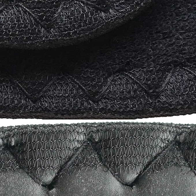 Happystep Cotton Terry Cloth Insoles, Barefoot Shoe Inserts, Sweat Absorption, Odor Control, Moisture-Wicking, Washable and Reusable, Zero Drop Shoe Insoles, 1 Pair Black and 1 Pair White (Men 13)