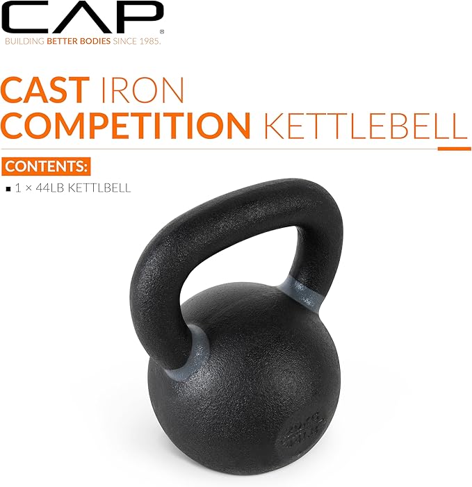 Cap Barbell Cast Iron Competition Kettlebell Weight