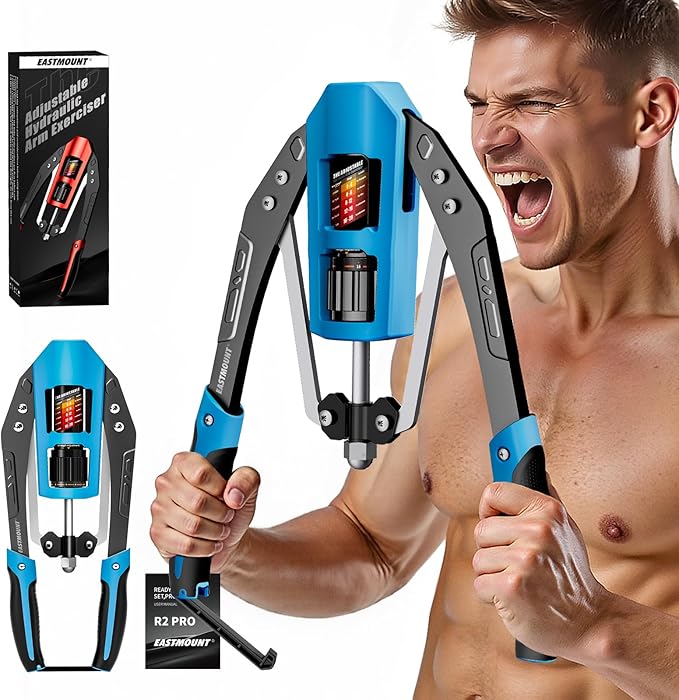 EAST MOUNT Twister Arm Exerciser - Adjustable 22-440lbs Hydraulic Power, Home Chest Expander, Shoulder Muscle Training Fitness Equipment, Arm Enhanced Exercise Strengthener