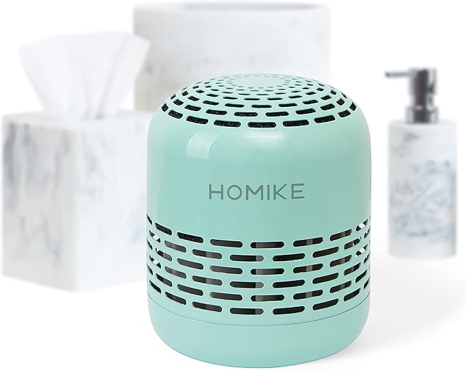 HOMIKE Refrigerator Deodorizer, Odor Eliminator,Last up to 10 Years for Car,Closet,Shoes Cabinet,Fridge and Freezer,Outperforms Baking Soda and Activated Carbon (Green)