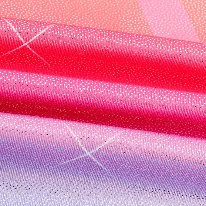 EQSJIU Leotards for Girls Gymnastics Sleeveless Sparkly Toddler Tumbling Outfits Dance Clothes Biketards for Kids 1-10 Years