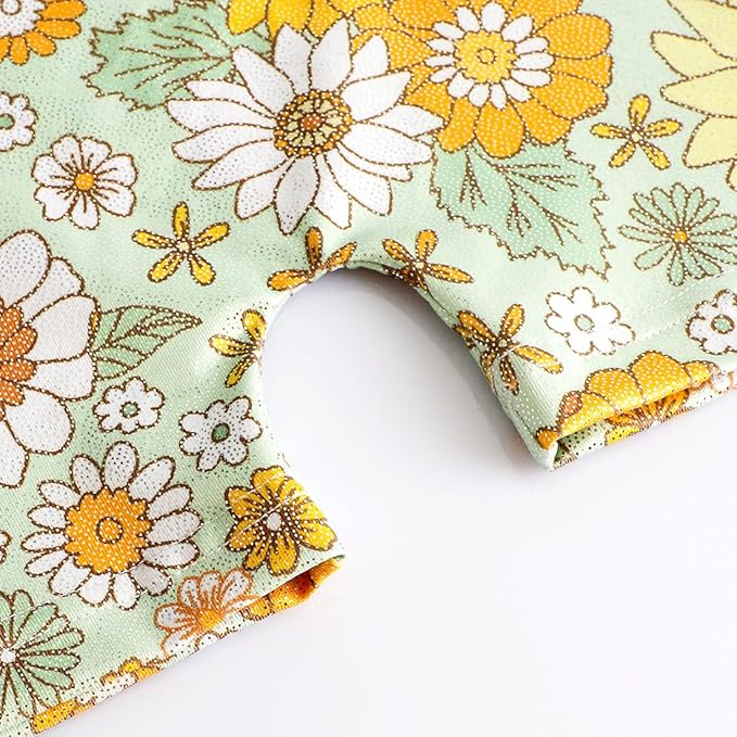 EQSJIU Leotards for Girls Gymnastics Sleeveless Sparkly Toddler Tumbling Outfits Dance Clothes Biketards for Kids 1-10 Years