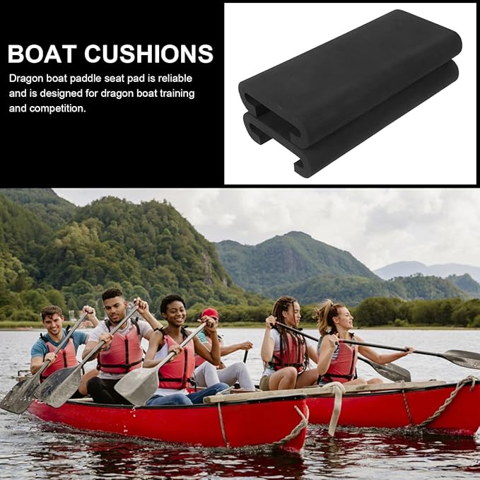 BESPORTBLE Outdoor Training Seat Cushions - U-Shaped Eva Boat Seat Cushion Kayak Mounts for Dragon Boat and Kayak Waterproof & Non-Slip 12 6 X 5 9 X 2 Inch