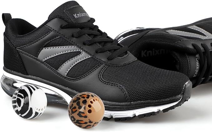 Knixmax Sneaker Deodorizer Shoe Freshener Balls, Boot Odor Eater Deodorizing Ball Sneaker Deodorants, Gym Bags Lockers Car Air Fresheners, 6 Packs Fresh Linen Leopard