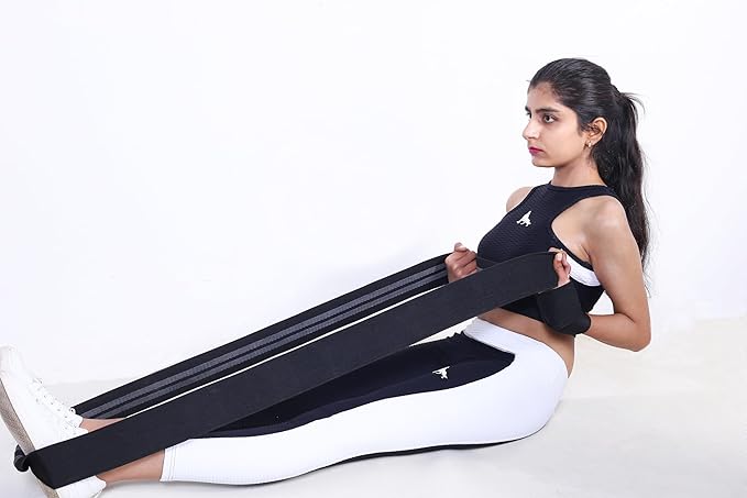 Fabric Resistance Bands for Women and Men - Non-Slip, Durable Exercise Bands for Stretching, Yoga, and Home Fitness