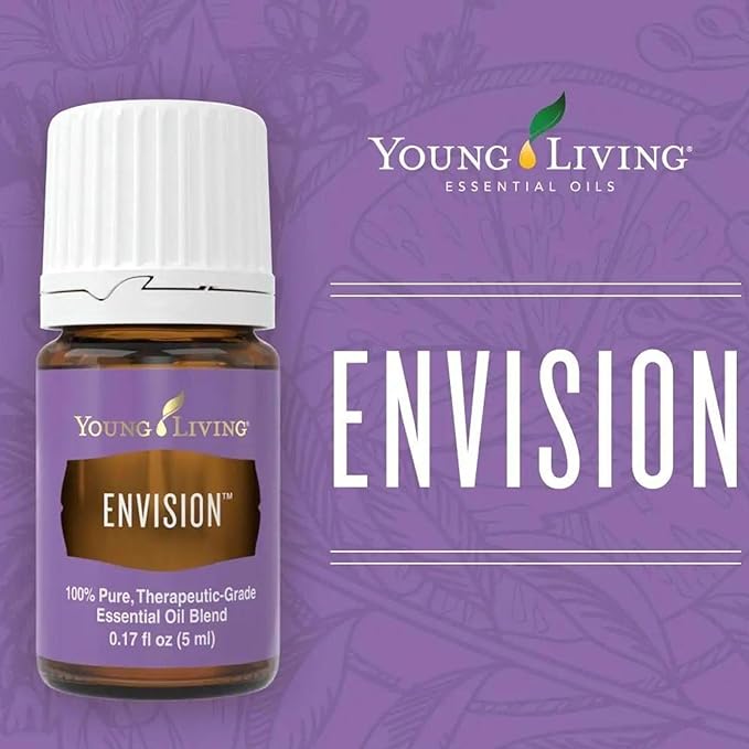 Envision Essential Oils Blend 5 ml by Young Living Kosher Certified New - Seed to Seal - Lavender Oil - Awakening Your Inner - Remove Negative Emotions