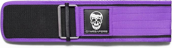 Gymreapers Quick Locking Weight Lifting Belt for Men Gym Belt for Powerlifting Deadlift Belt with 4 Inch Neoprene Metal Buckle Back Support Weightlifting Belt Women