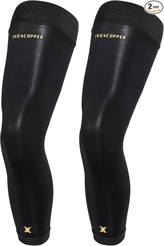 THX4COPPER Compression Full Leg Sleeves(Pair)
