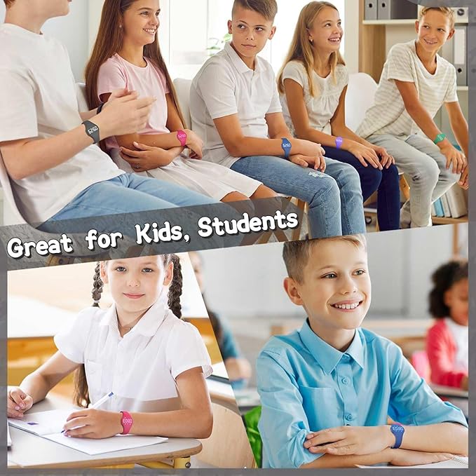 Kids Led Fitness Tracker Watch for Boys Girls, No App, Digital Sport Wristwatch, Waterproof, with Pedometer Alarm Clock, for Teens Children Students Ages 5-16 (Black)