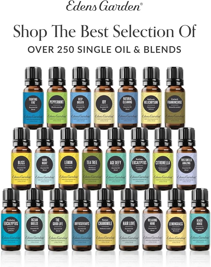 Edens Garden Sweet Pea Essential Oil Blend – 100% Pure Premium Grade & Toxin-Free, Undiluted, Best for Candle Making & Freshie Scents Natural Alternative, Soaps & Diffusers 10 ml (.33 fl oz)