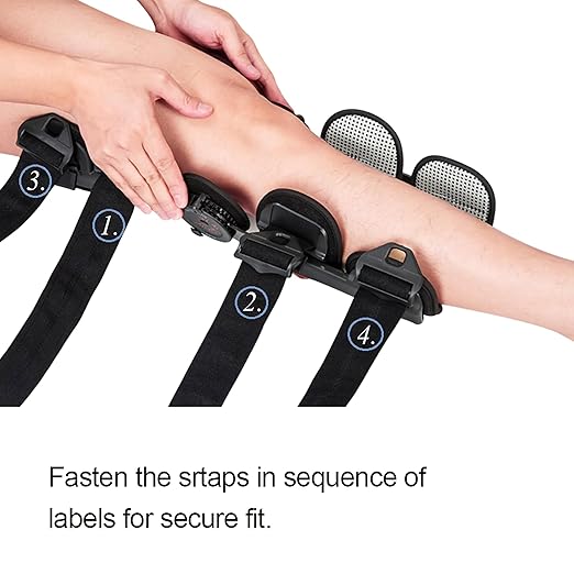 Medibot Hinged Knee Brace ROM Adjustable Post Op Knee Support Orthosis Immobilizer Protector for Left Leg and Right Leg, Both Men and Women