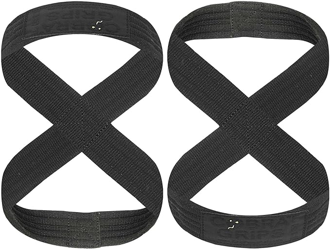 Deadlift Straps Figure 8 Loop Lifting Straps The #1 Choice for Power Lifters weightlifters workout Enthusiasts