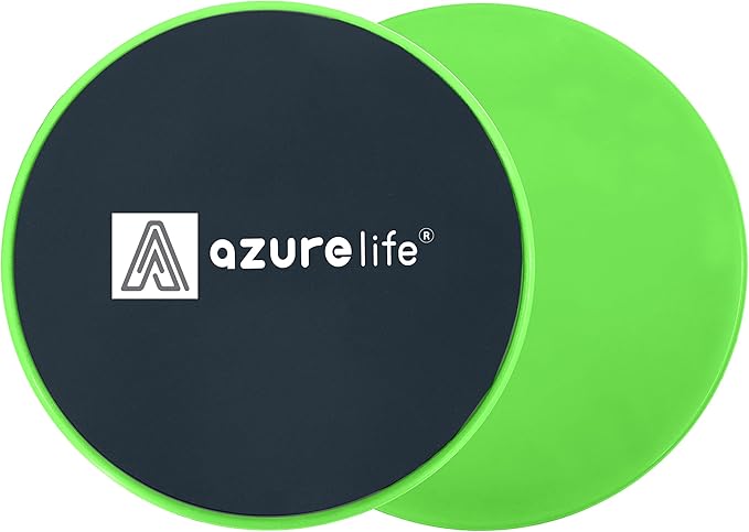 Exercise Core Sliders, Dual Sided Exercise Gliding Discs Use on Carpet or Hardwood Floors, Light and Portable, Perfect for Abdominal&Core Workouts