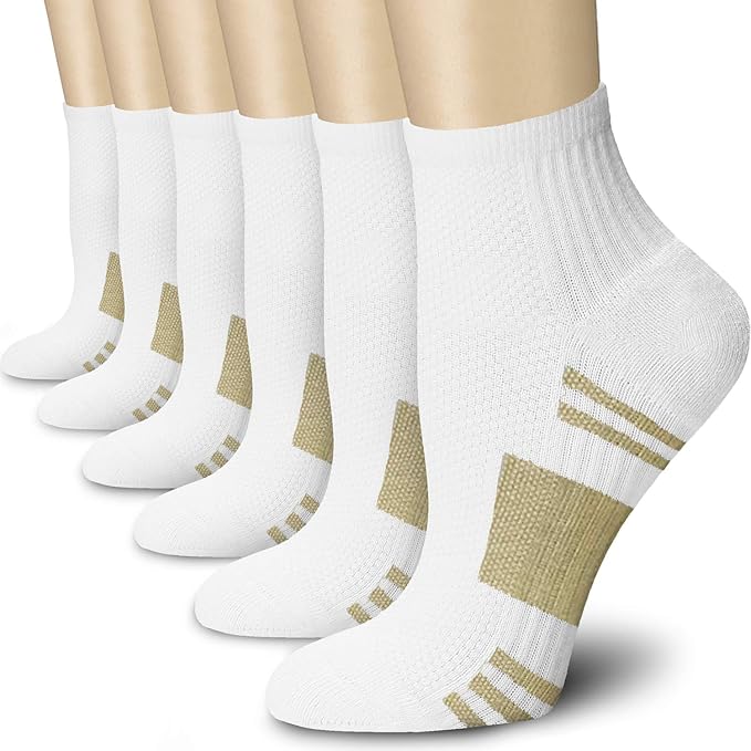 CHARMKING Compression Socks for Women & Men Circulation 15-20 mmHg is Best for Athletic Running Cycling Nurse Daily Wear
