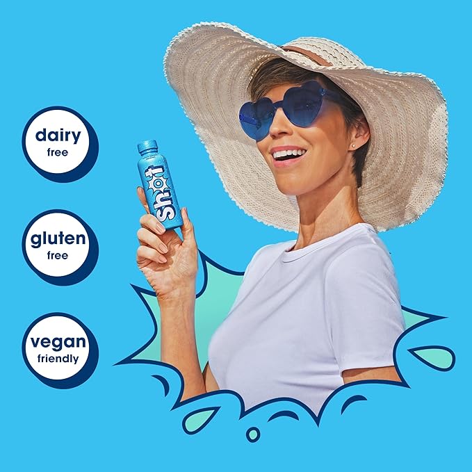 Sure Shot Recovery Drink, Citrus Splash (6 Pack) - Feel Better After Drinking, Wake Up Refreshed - Premium Hydration Beverage with Electrolytes & Vitamins for Liver & Gut Support, Energy & Focus, 4 Oz