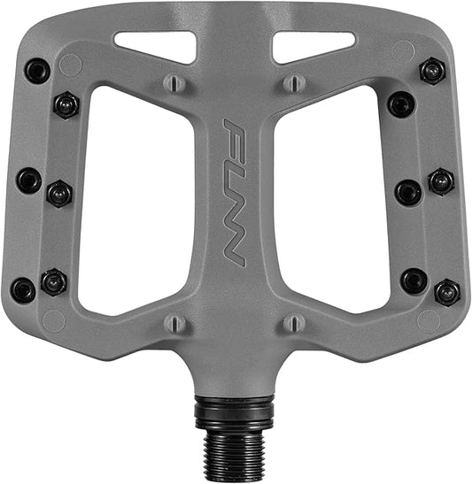 Funn Taipan S Glass Fiber Reinforced Thermoplastic Bike Pedals with 9/16-inch CrMo Axles for MTB/BMX/Urban/Gravel Riding, Suitable for Youth, Kids and Young Riders