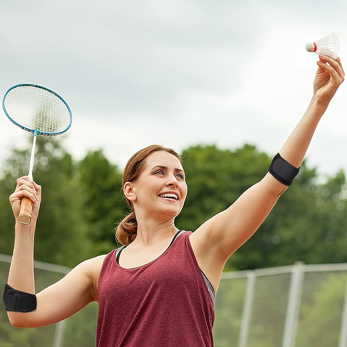 Forearm Guard, Tennis Elbow Braces Guard for Tendonitis and Tennis,Golfers Forearm Adjustable Straps and Compression Pad for Men and Women,Forearm Wraps Support Relief Forearm Guard