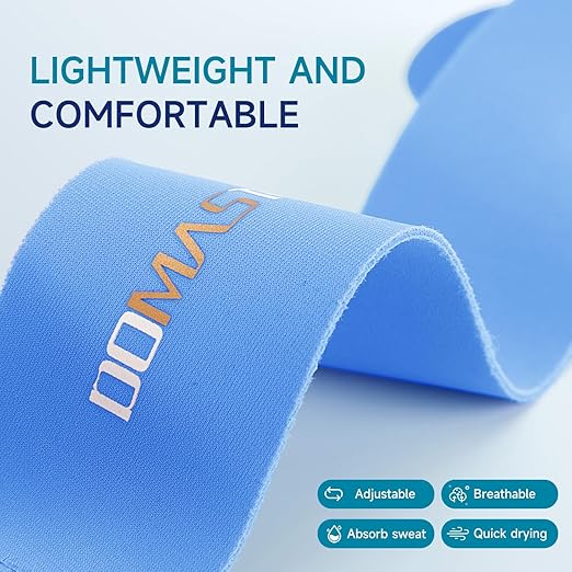 Pickleball Wrist Brace Support for Tennis, Ultra Thin Elastic Wrist Wraps, Lightweight, Breathable and Skin Friendly (Left+Right, Royal Blue)