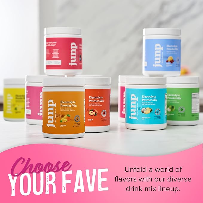 JUNP Electrolytes Powder No Sugar No Carbs - Dragonfruit Limeade Keto Electrolyte Drink Mix - Potassium & Salt Hydration Powder Electrolytes Zero Calorie Sugar Free Electrolyte Powder, 90 Servings