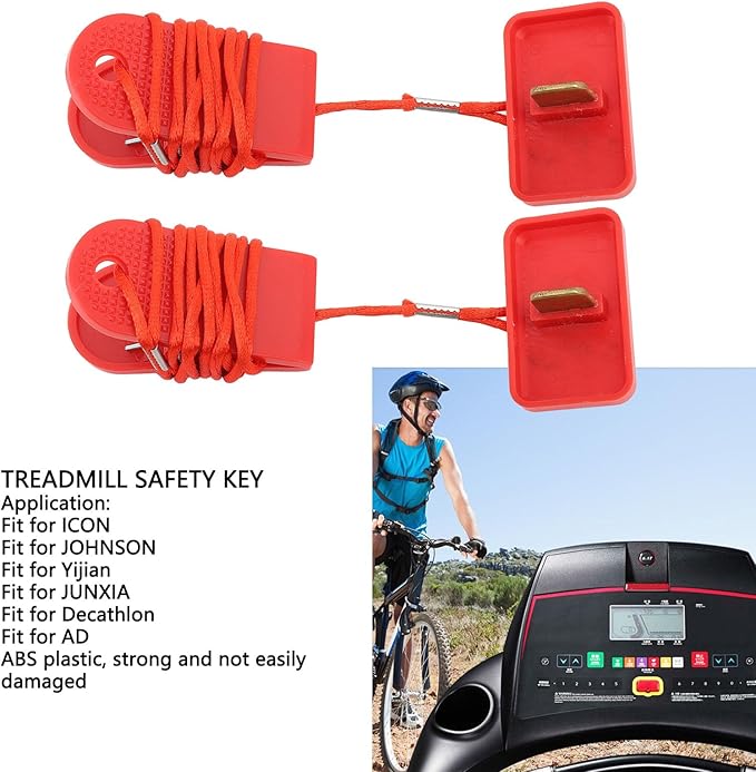 Treadmill Safety Key, Universal Emergency Stop Switch for Most Treadmills
