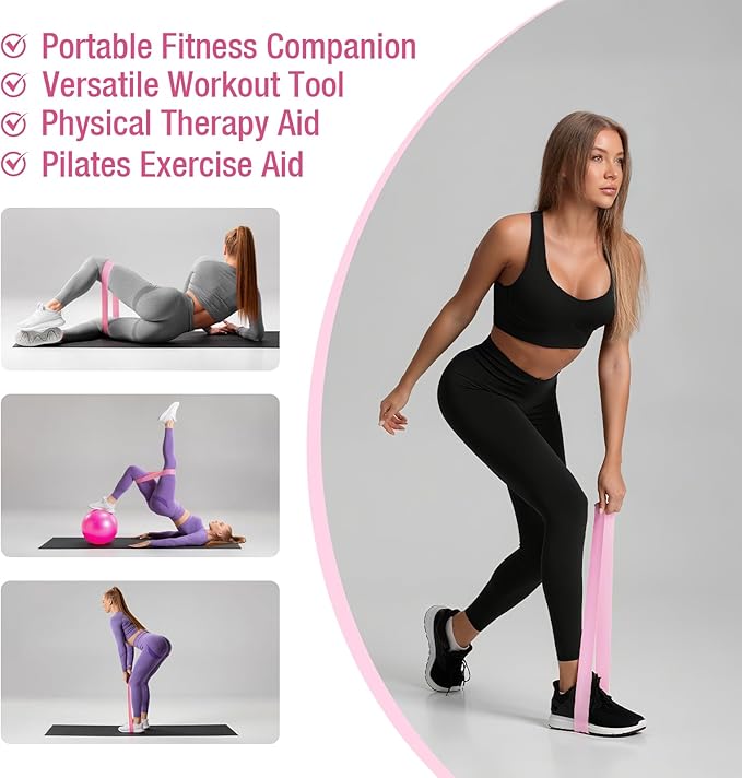 ASIEIT Home Pilates Kit for Women, Pilates Ring and Ball Set with 5 Resistance Bands, 9.8” Ball, 14.96'' Magic Circle, Pilates Equipment Set for Strength, Toning and Flexibility