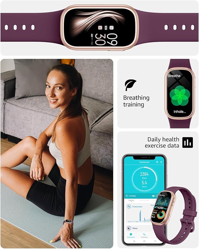 Fitness Tracker (Answer/Dial Call), Smart Watch with 1.47" HD Touch Display, 130+ Sport Modes Activity Tracker with Sleep Monitor, IP68 Waterproof Tracker for Android&iPhone Women Men