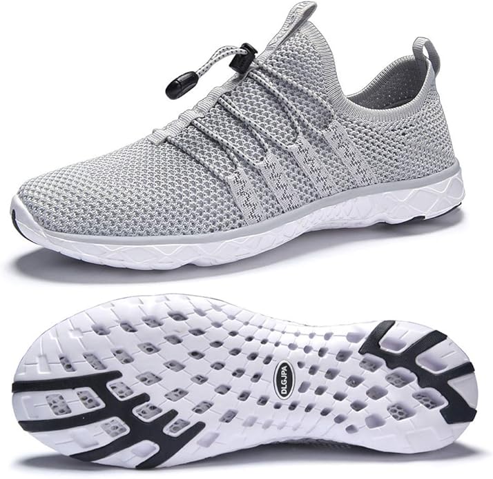 DLGJPA Men's Lightweight Quick Drying Aqua Water Shoes Athletic Sport Walking Shoes