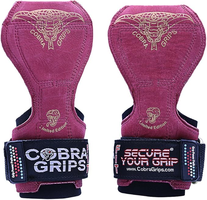 Cobra Grips PRO Weight Lifting Gloves Heavy Duty Straps Alternative Power Lifting Hooks for Deadlifts Adjustable Neoprene Padded Wrist Support Bodybuilding
