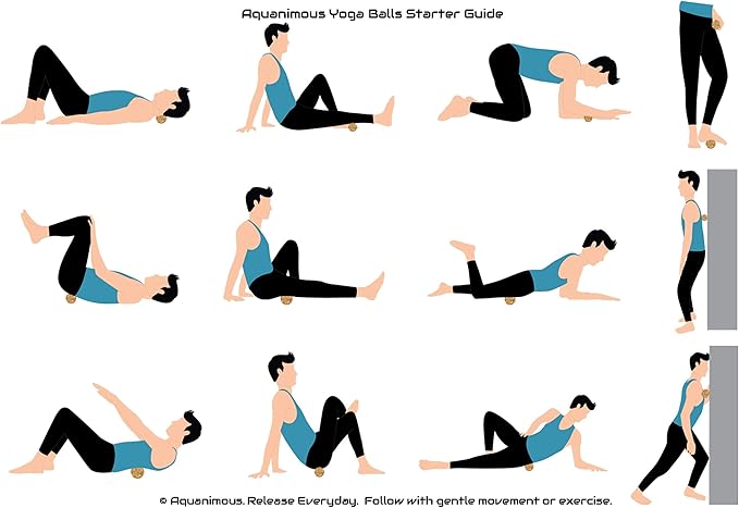 4" Large Cork Massage Ball Natural Firm Ultra-Light Eco-Friendly HIPS, Shoulders, Chest Large Massage Ball