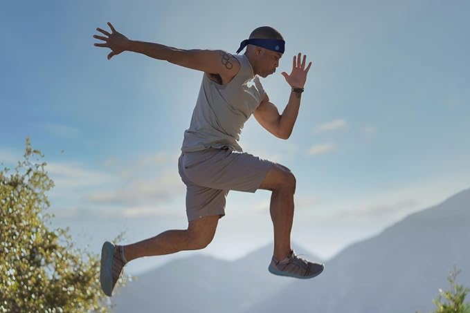 2.0 by Gymwrap - Sweat-Wicking Workout Headband for Women & Men - Adjustable Headband for Sports, Running & Outdoors