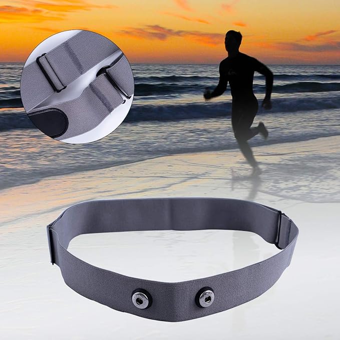 XUXIN Heart Rate Monitor Chest Strap Replacement Compatible with Wahoo Tickr Polar H10 H9 H7 Garmin HRM Coospo Waist Trimmer Exercise Belt Chest Strap