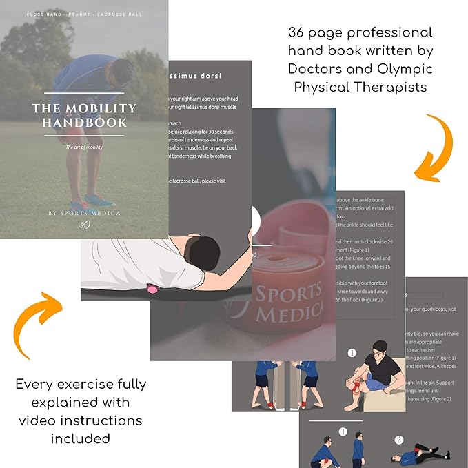 Peanut Massage Ball - Double Lacrosse and Peanut Ball Therapy | Trigger Point Deep Tissue Exercise | Back Muscle Foam Roller for Myofascial Release | Suboccipital Spine Device - Pressure Point