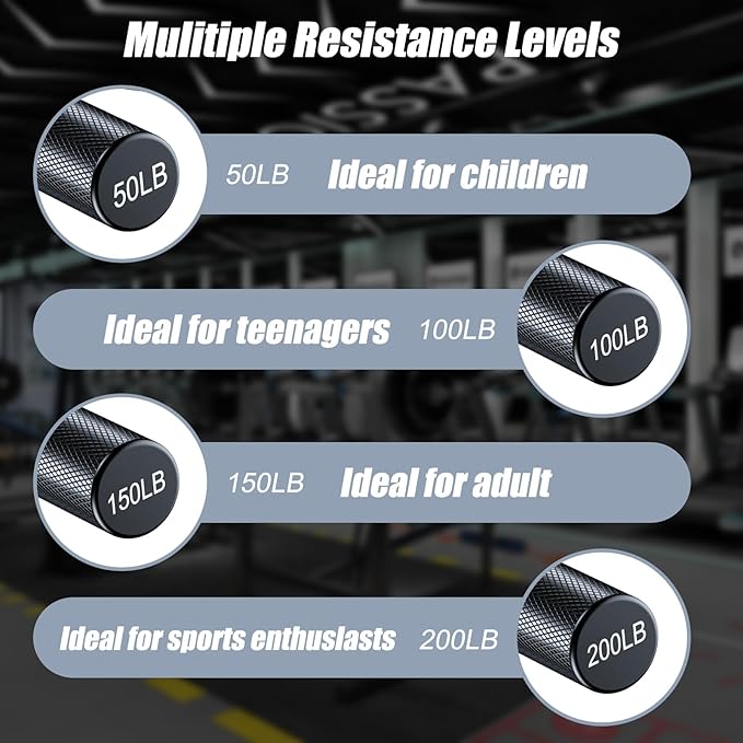 Grip Strength Trainer 6 Pack,50LB-300LB Metal Hand Grip Strengthener,Non-Slip Heavy-Duty Forearm Exerciser,Hand Gripper for Muscle Building and Hand Rehabilitation Exercising