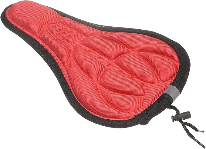 HARFINGTON Bike Seat Cover Bicycle Saddle Cushion with Drawstring Large Comfortable Gel Padded Oversized Paddle for Men Women