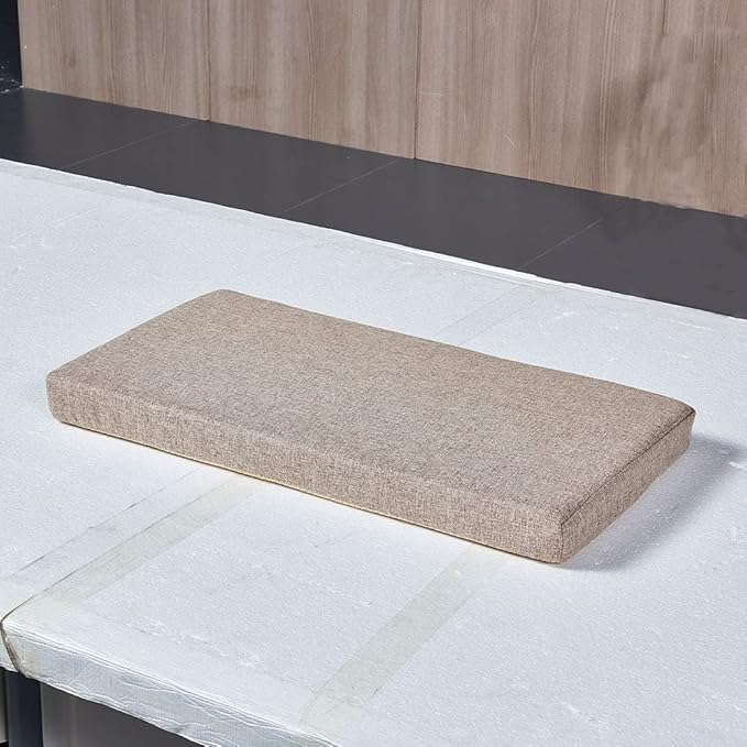 Bench Seat Memory Foam Chair Pads Non-Slip Rubber Back Indoor Swing/Settee Cushion 36 x 12 inch