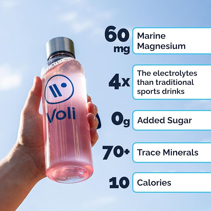 Voli Electrolytes Powder Packets | No Added Sugar Electrolyte Drink Mix for Hydration | Keto & Fasting Friendly, Natural Superfoods & Minerals | Honeydew, 15-Count