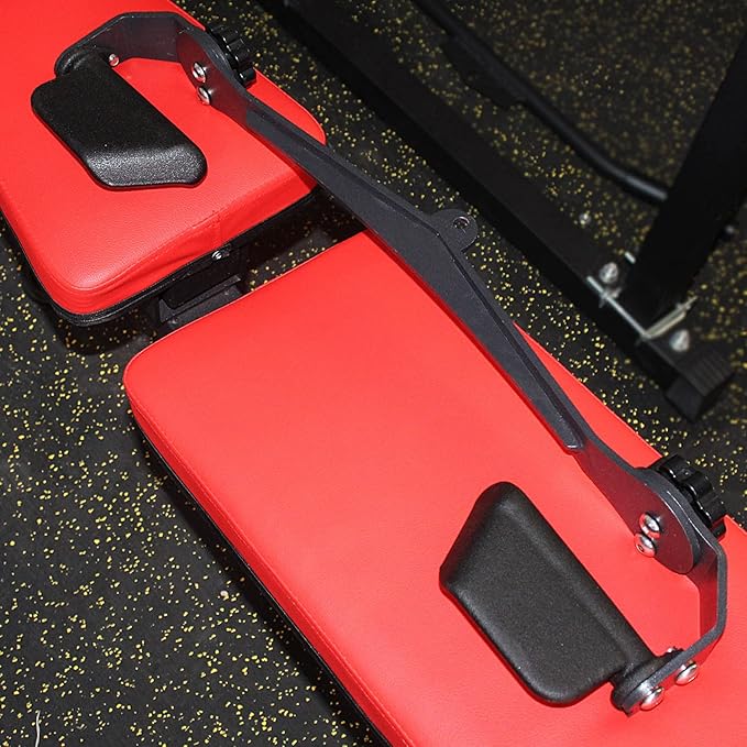 KORIKAHM Adjustable Lat Pull down Bar, Cable Machine Attachments for Gym, Home Gym Fitness T-bar Row Pulldown Attachments, Lat Pull Down Machine Wide Grip Neutral Grip Handle